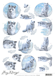 3D Cutting Sheet - Amy Design - Winter Foxes CD11416