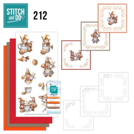 Stitch And Do 212 - Yvonne Creations - Gnomes Cookie STDO212