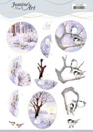 3D Cutting Sheet - Jeanine's Art - Winter Landscape CD11588