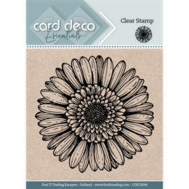 Card Deco Essentials Clear Stamps - Gerbera CDECS094