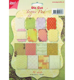 Joy Crafts Die Cut Topper pad 6013/0321