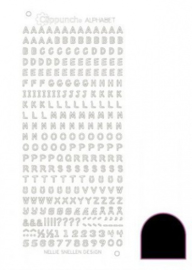 Clippunch Alphabet sticker black