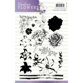 Clearstamp - Precious Marieke - Timeless Flowers PMCS10027