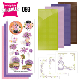 Sparkles Set 93 - Jeanine's Art - Purple Flowers SPDO093