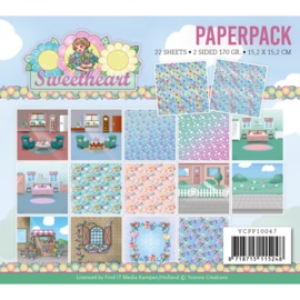 Paperpack - Yvonne Creations - Bubbly Girls - Sweetheart YCPP10047