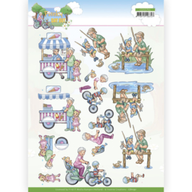 3D Cutting Sheet - Yvonne Creations - Funky Day Out - Activity CD11751