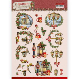 3D Cutting Sheet - Amy Design - History of Christmas - Christmas Lanterns CD11687 - HJ19601