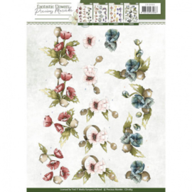 3D Knipvel - Precious Marieke - Fantastic Flowers - Poppy CD10855