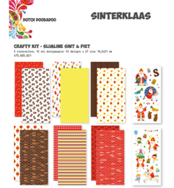 Ddbd 473.002.021 - Crafty Kit Slimline Sint en Piet