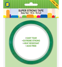 Jeje  Super Strong Tape Easy Tear, 15mtr x 3mm 3.3283