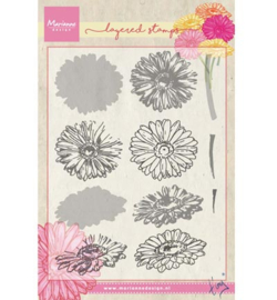 MD stempel Tiny's gerbera (layering) TC0853