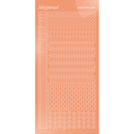 Hobbydots sticker - Mirror - Salmon 016 STDM16K
