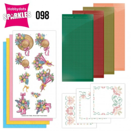 Sparkles Set 98 - Yvonne Creations - Umbrella and Flowers SPDO098