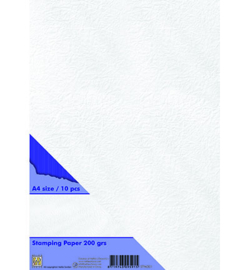 Nellie's Choice stamping paper 200 gr white A4 STPA001