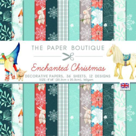 The paper boutique Enchanted Christmas 8 x 8 Paper Pad PB1696