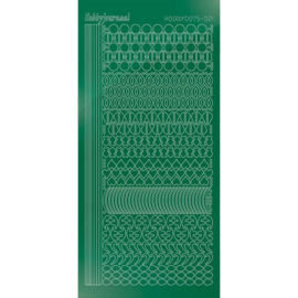 Hobbydots sticker - Mirror - Christmas Green 021 STDM21J