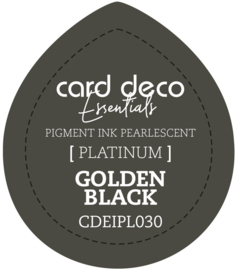 Card Deco Essentials Fast-Drying Pigment Ink Pearlescent Golden Black CDEIPL030