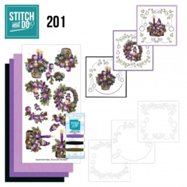 Stitch and Do 201 - Amy Design - Purple Christmas STDO201