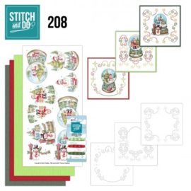 Stitch And Do 208 - Yvonne Creations - Santa's Journey STDO208