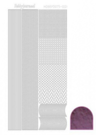Hobby dots sticker mirror violet 001 STDM016
