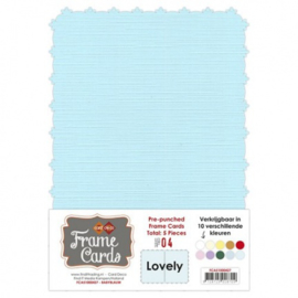 Frame Cards - Lovely - A5 - Baby blauw FCA51000427