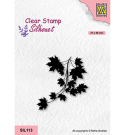 Nellie clearstamp SIL113 - Maple Branch