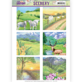 Die Cut Topper - Scenery Jeanines Art - Spring Landscapes 2 CDS10009