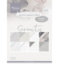 MD pretty papers Bloc a4 PK9180 - Serenity