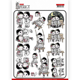 3D cutting sheet - Yvonne Creations - Petit Pierrot - Happy Together CD11465