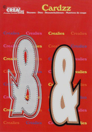 Crealies Cardzz letters & teken CLCZ427 max. 13 cm