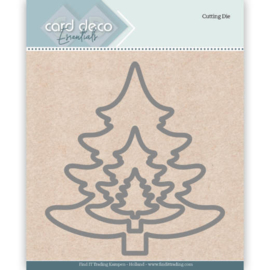 Card Deco Essentials Cutting Dies Christmas Tree CDECD0026