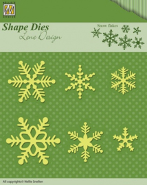 Shape Dies - Lene Design - Snowflakes SDL029