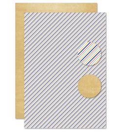 Nellie background sheet NEVA110 - Stripes