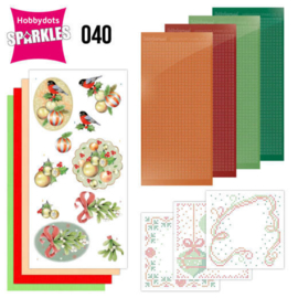 Sparkles Set 40  - Jeanine's Art - Christmas Flowers - Mistletoe SPDO40