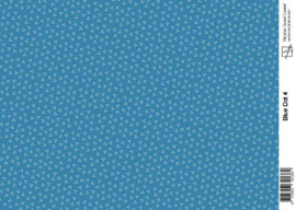 Marjoleine‘s Achtergrondpapier - blue dot A4 117143/0211