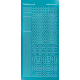 Hobbydots sticker 09 - Mirror Azure Blue STDM09M