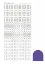 Hobbydots sticker Mirror Purple 008 STDM089