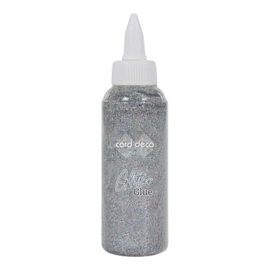 Card Deco Essentials - Glitter Glue - Silver CDEGG003