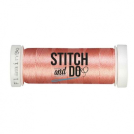 Stitch & Do 200 m - Linnen - Flamingo SDCD42