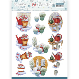 3D Push Out - Jeanine's Art - Winter Charme - Watering Can SB10605