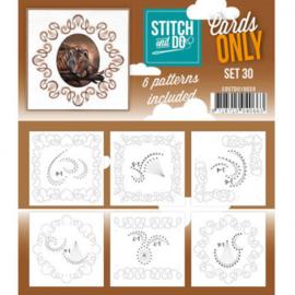 Stitch & Do - Cards only - 4k - Set 30 COSTDO10030