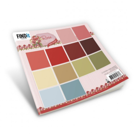Paperpack - Yvonne Creations - Rose Decorations - Solid Colours YCPP10076