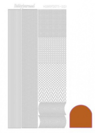 Hobby dots sticker mirror copper 001 STDM01B