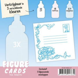 Figure Cards - Flesje - Babyblauw FC4K10003-27