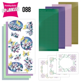 Sparkles Set 88 - Amy Design - Butterfly and Flowers SPDO088