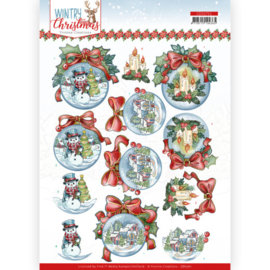 3D Cutting Sheet - Yvonne Creations - Wintry Christmas - Christmas Baubles CD11711