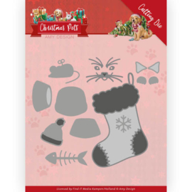 Dies - Amy Design - Christmas Pets - Christmas Cat ADD10214