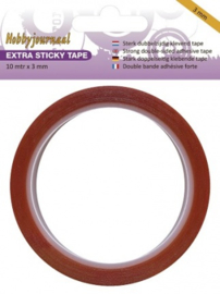 Hobbyjournaal - Extra Sticky Tape - 3 mm HJSTICKY03