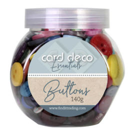 Card Deco Essentials - Buttons 140 gr CDEBU001