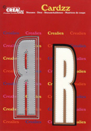 Crealies Cardzz letters letter R CLCZ418 max. 13 cm